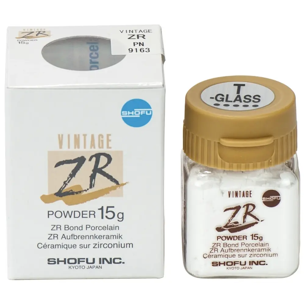 SHOFU VINTAGE ZR - Dose 15 g Pulver enamel effekt T-GLASS