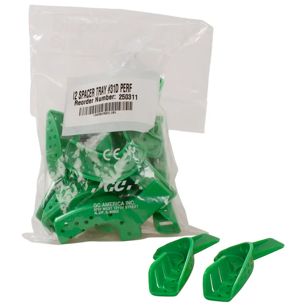 GC COE® Spacer™ Tray Partiell KS - Packung 12 Stück OK rechts, UK links, Nr. 31D