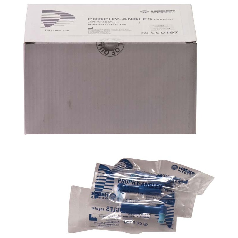 Hager & Werken Prophy-Angles - Packung 100 Stück violett regular