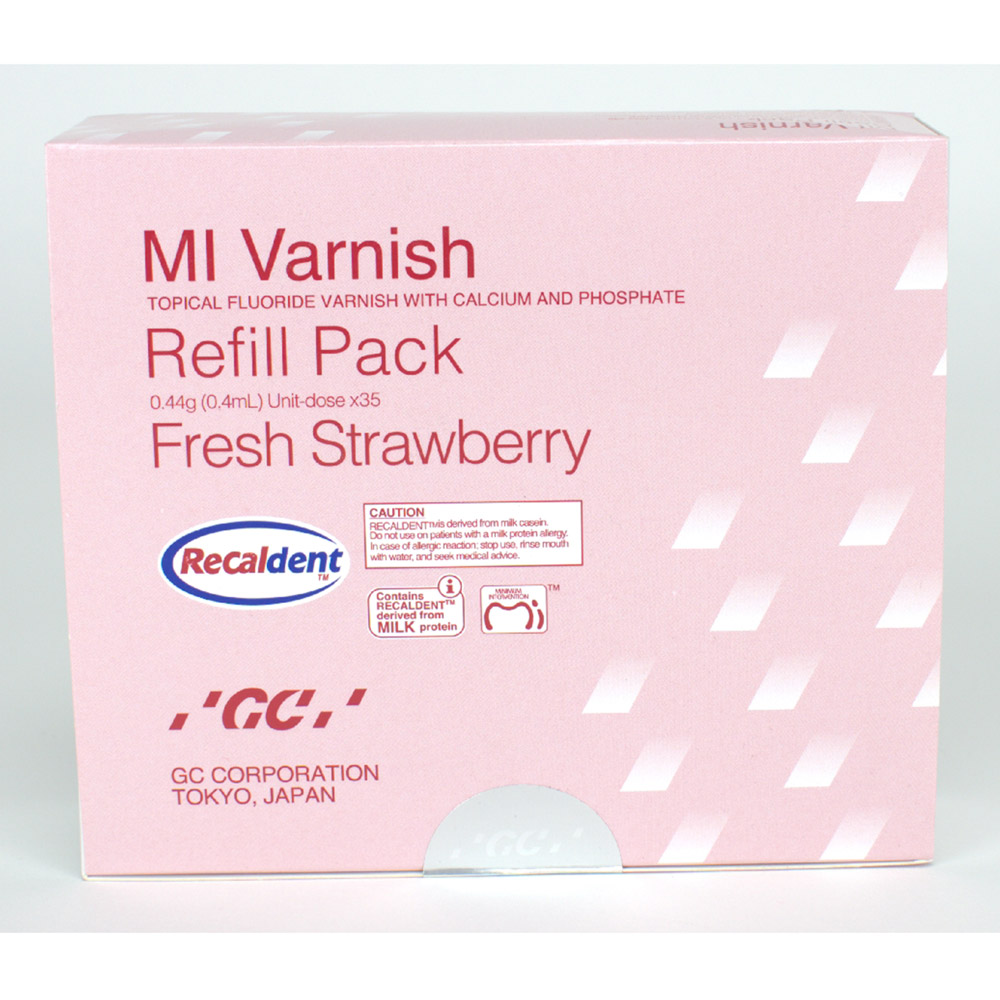MI Varnish Strawberry 35x0,4ml/50Bür. Pa