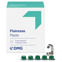 DMG Flairesse Prophylaxepaste - Packung 200 x 1,8 g Paste Minze, fein, 1 Haltering