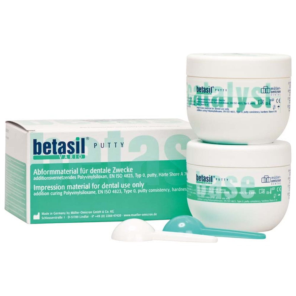 Müller-Omicron betasil® VARIO PUTTY - Packung 300 ml Base, 300 ml Katalysator