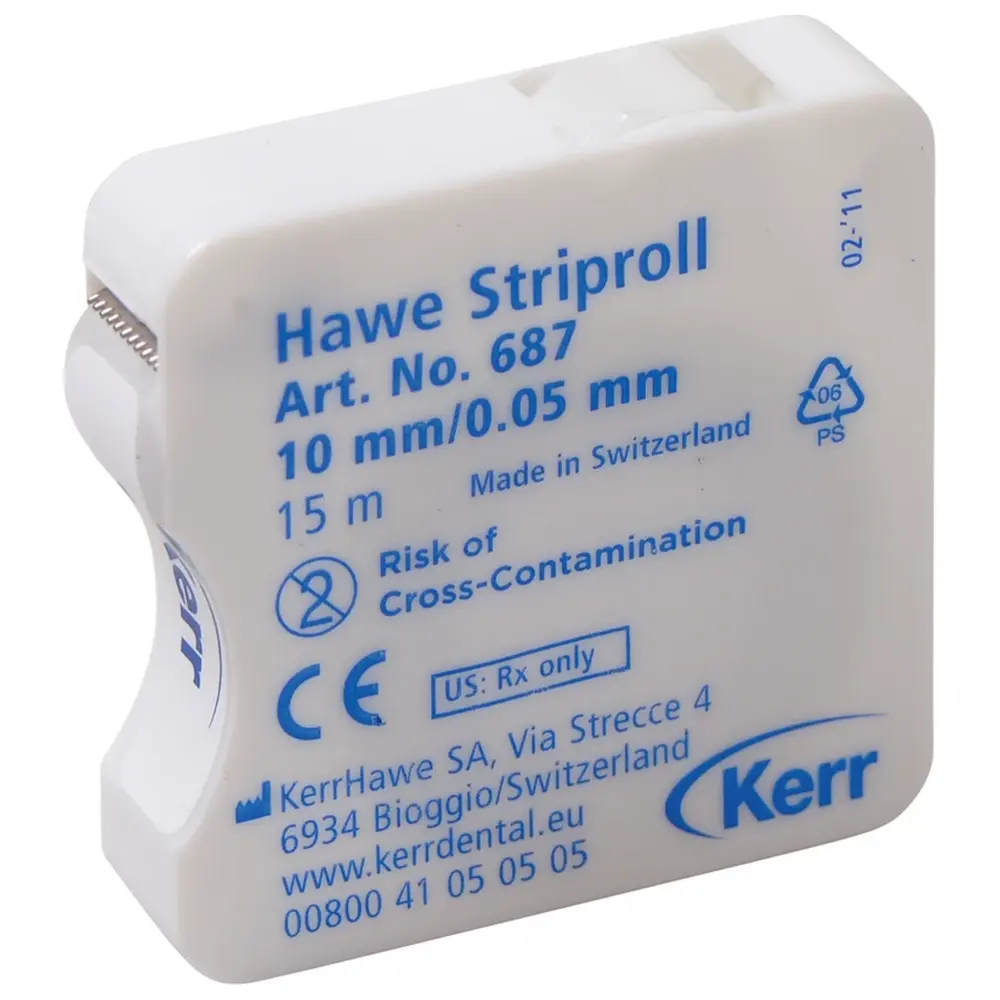 Kerr Striproll - Rolle 15 m Strip transparent, Breite 10 mm