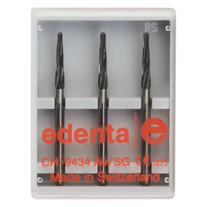 Edenta Chirurgie Knochenfräser HM C267 - Packung 3 Stück FG XL, Figur 210, 9 mm, ISO 016
