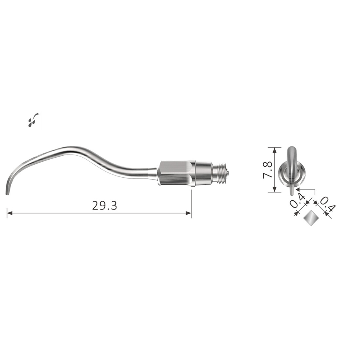 Ultraschallspitze Scaling k5A für KaVo SONICflex Quick®