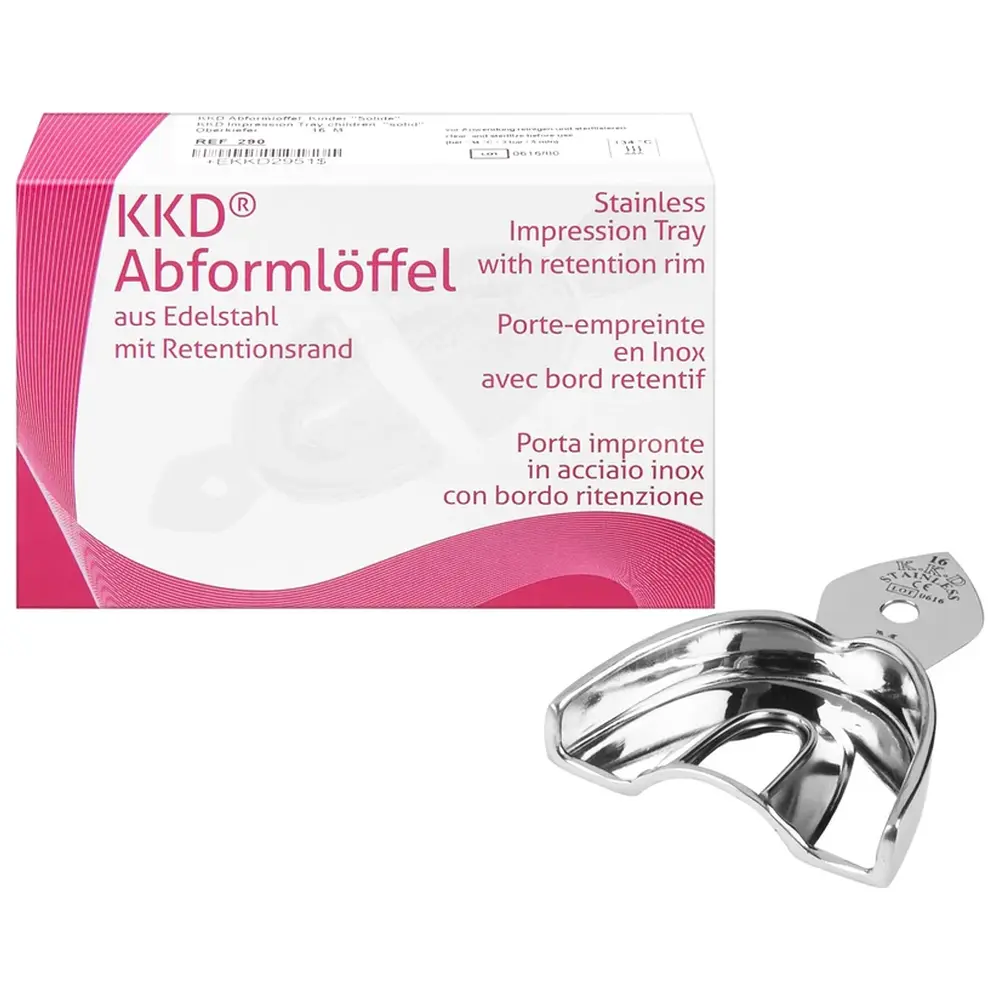 Kentzler-Kaschner KKD® Abformlöffel Kieferorthopädie - Stück OK-16, M, voll