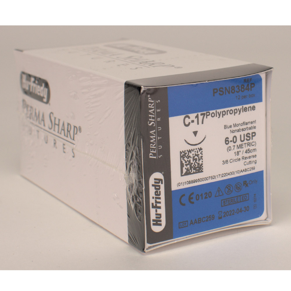 Nahtmaterial Polypropy.6-0 PSN8384P Dtz