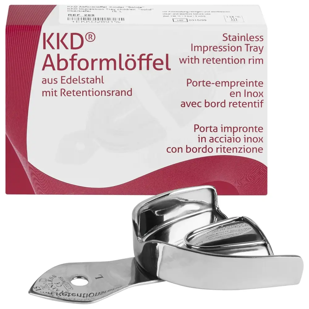 Kentzler-Kaschner KKD® Abformlöffel Kieferorthopädie - Stück OK-15, L, voll