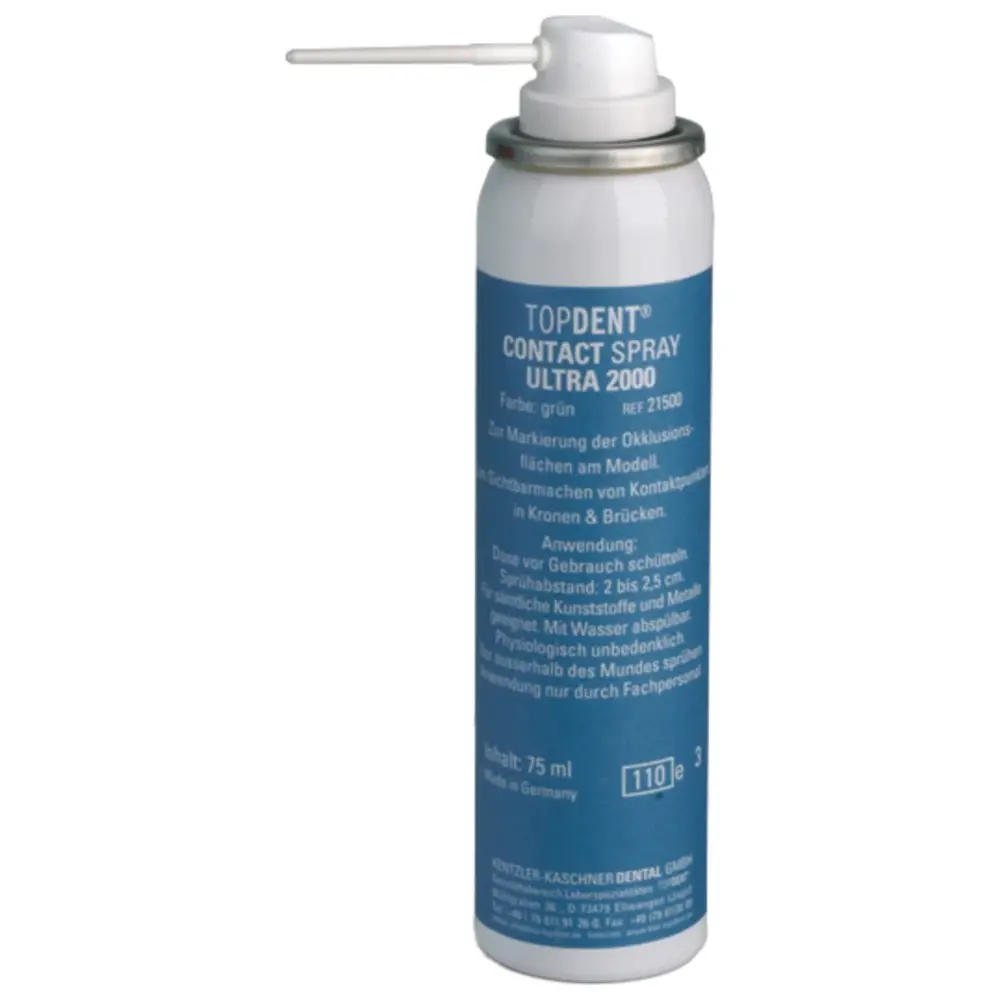 Kentzler-Kaschner TOPDENT Contact Spray Ultra 2000 - Sprühflasche 75 ml weiß Kentzler-Kaschner TOPDENT Contact Spray Ultra 2000 - Sprühflasche 75 ml weiß