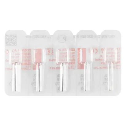 Edenta Diamanten 813 - Packung 5 Stück Standard, FG, Figur 032 Amalgamentferner, 2 mm, ISO 016