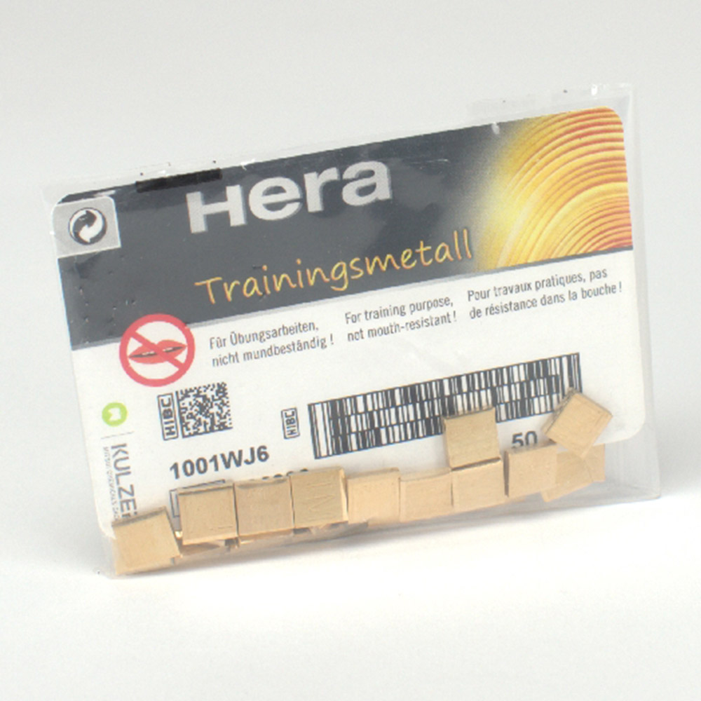 Heraeus Trainingsmetall 100g Pa