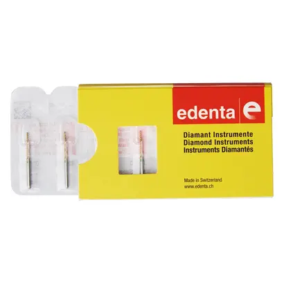 Edenta DIACUT V850 - Packung 5 Stück grün grob, FG, Figur 199 Konus rund, 10 mm, ISO 012