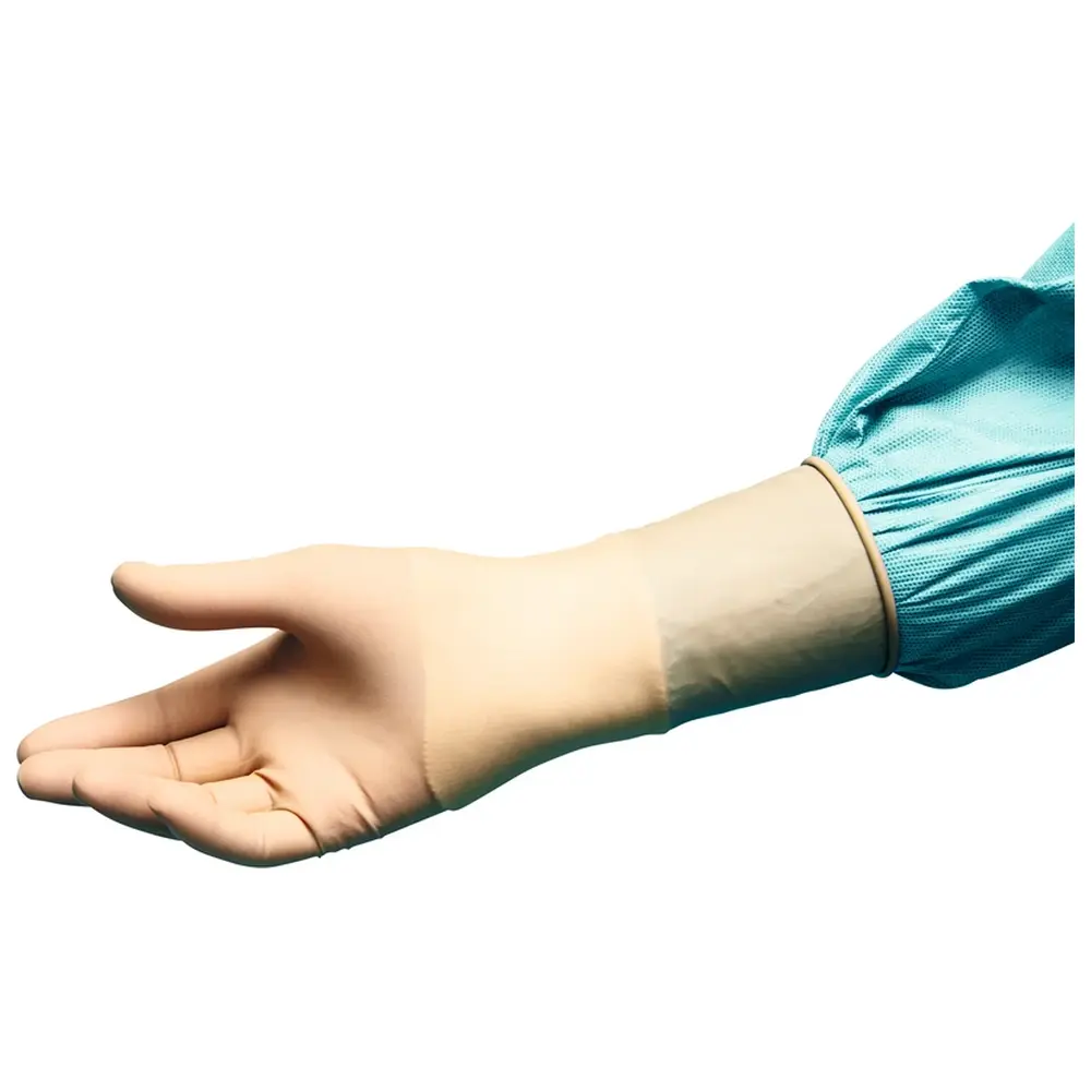HARTMANN Peha®-micron latex - Packung 50 Paar puderfrei, braun, Größe 6
