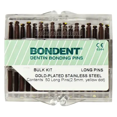 COLTENE BONDENT® Pins - Bulkpackung 50 Pins gelber Punkt