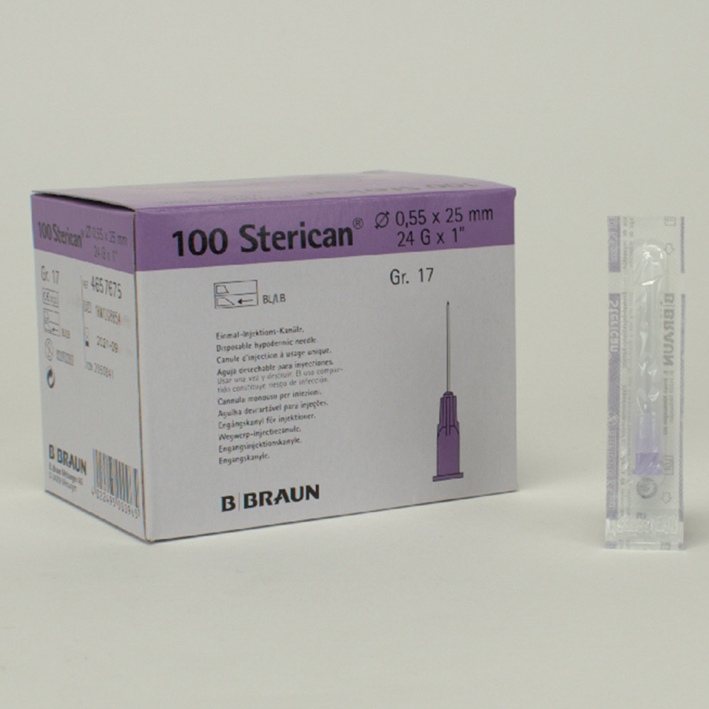Sterican Einmalk. 0,55x25 Gr.17 100St