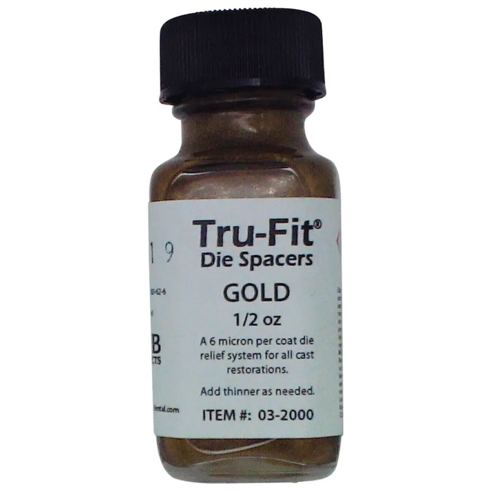 Kentzler-Kaschner TAUB Tru-Fit Stumpflacke - Flasche 15 ml Goldlack