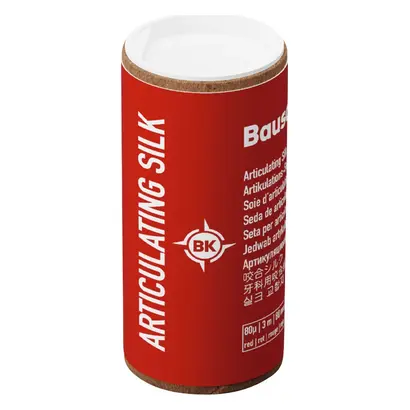Dr. Jean Bausch GmbH & Co.KG Artikulationsseide 80my 80mm rot BK6 Ro 3m