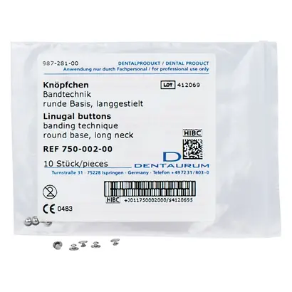 Dentaurum GmbH & Co. KG Knöpfchen runde Basis langgestielt Pa 10
