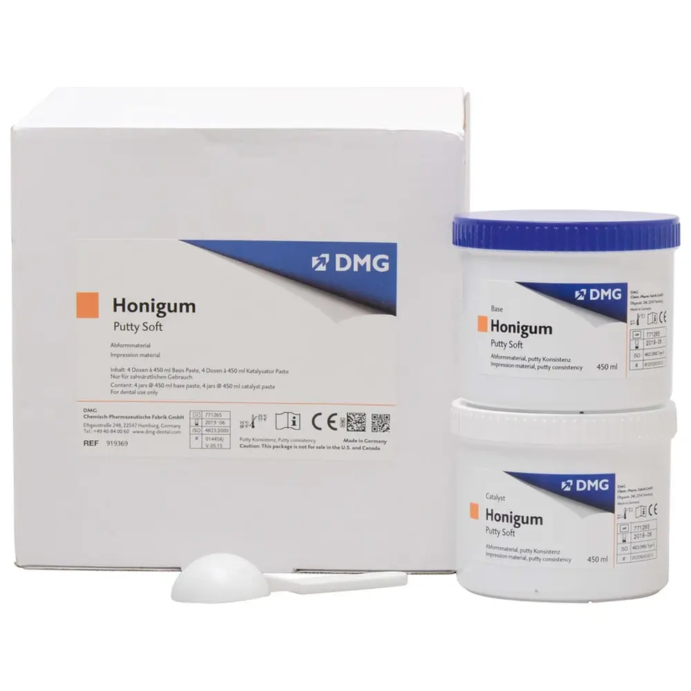 DMG Honigum Putty - Packung 8 x 450 ml Dose Soft