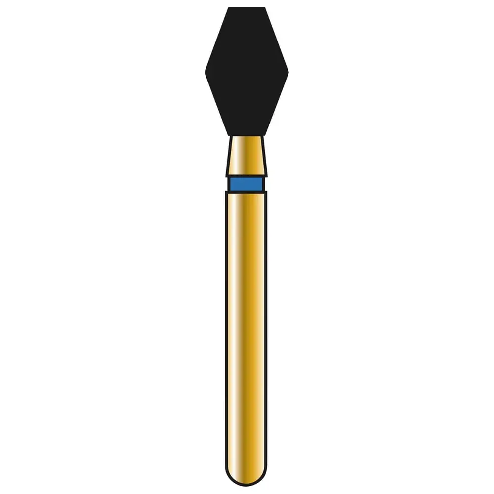 COLTENE DIATECH Diamanten G811 - Packung 5 Stück blau mittel (M), FG, Figur 038 Palatinal, 5 mm, ISO 033
