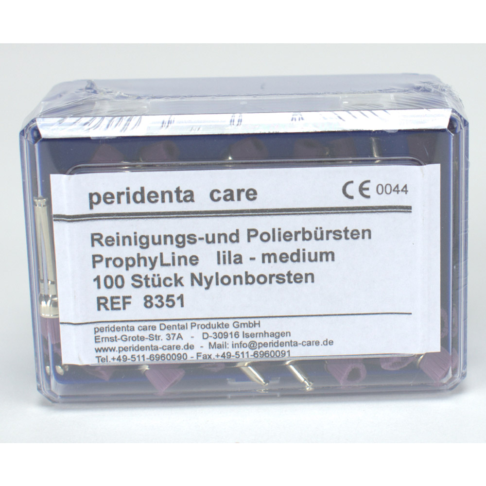 ProphyLine Bürsten medium lila 100St
