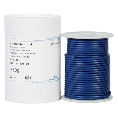 Dentaurum GmbH & Co. KG Wachsdraht soft blau rund D3,5mm Ro 250g