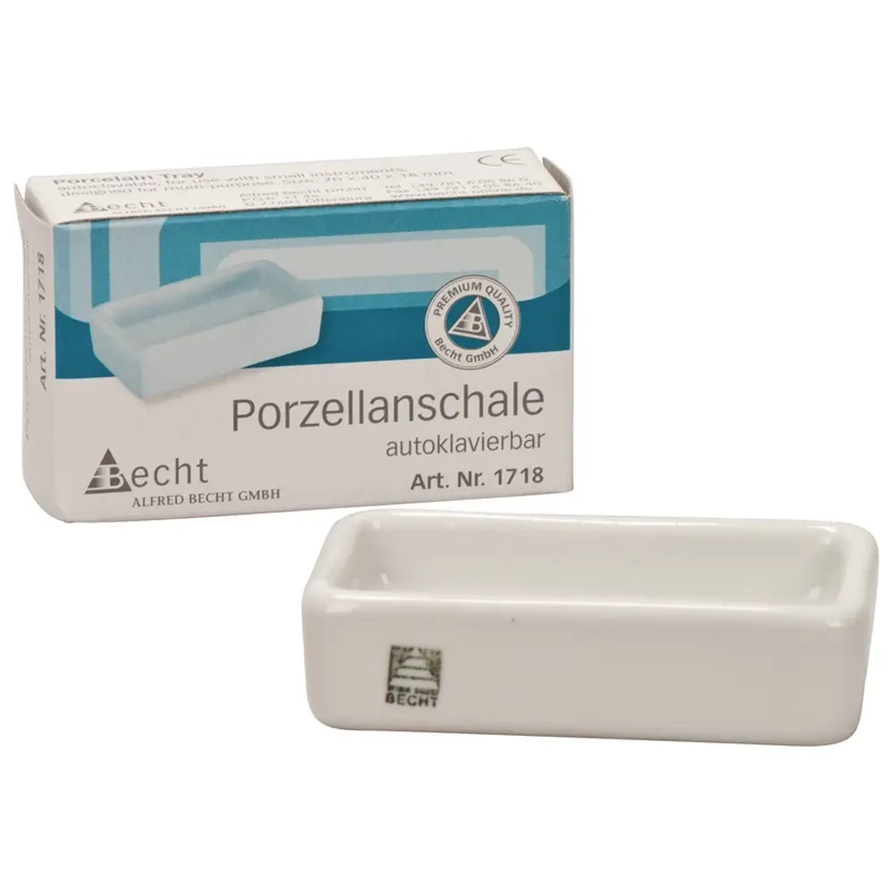 Becht Porzellanschälchen - Stück 70 x 40 x 18 mm Becht Porzellanschälchen - Stück 70 x 40 x 18 mm