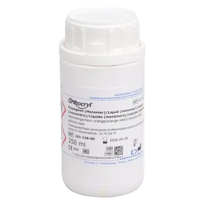 Dentaurum GmbH & Co. KG Orthocryl Flüssigkeit neonorange Flasche 250ml