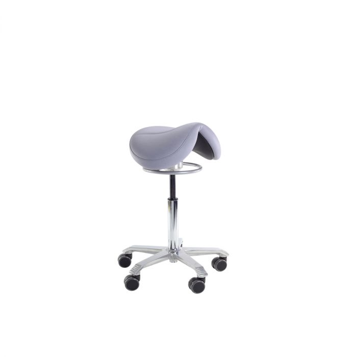 Sattelhocker, Drehsitz mit breitem Sitz, höhenverstellbar mit Beckenstabilisator
