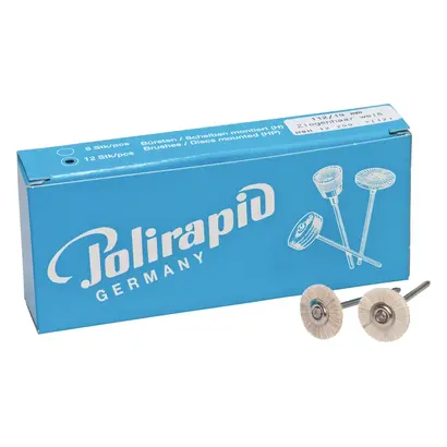 Polirapid Dr. Montemerlo GmbH & Co. KG Miniaturbürste m.HP 112/19mm H Ziegenhaar weiß Pa 12 Polirapid Dr. Montemerlo GmbH & Co. KG Miniaturbürste m.HP 112/19mm H Ziegenhaar weiß Pa 12