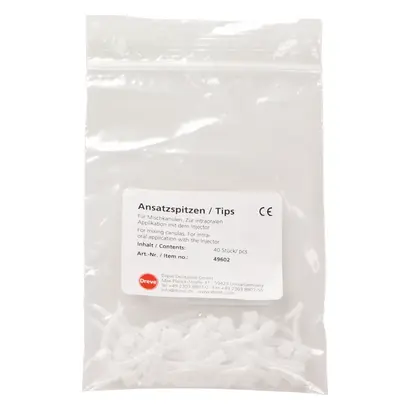 Dreve Dentamid GmbH Ansatzspitzen f.Mischkanülen transparent Pa 40 Dreve Dentamid GmbH Ansatzspitzen f.Mischkanülen transparent Pa 40