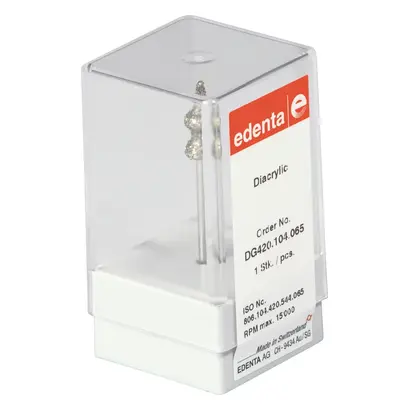 Edenta DIACRYLIC Grinder - Stück HP, Figur 420, 15 mm, ISO 065