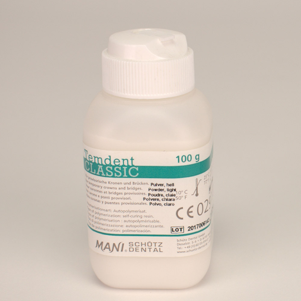 Temdent Pulver hell 100g Pa