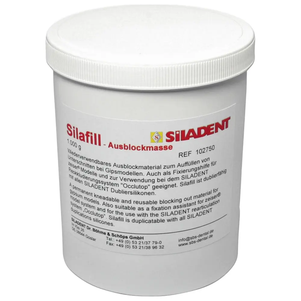 SILADENT Silafill - Ausblockmasse - Dose 1 kg SILADENT Silafill - Ausblockmasse - Dose 1 kg