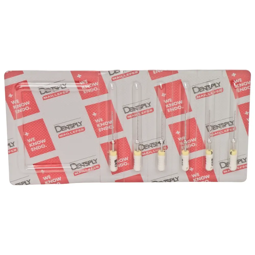 Dentsply Sirona READYSTEEL K-Flexofiles Golden Medium - Sortiment 6 Stück 21 mm ISO 012-037
