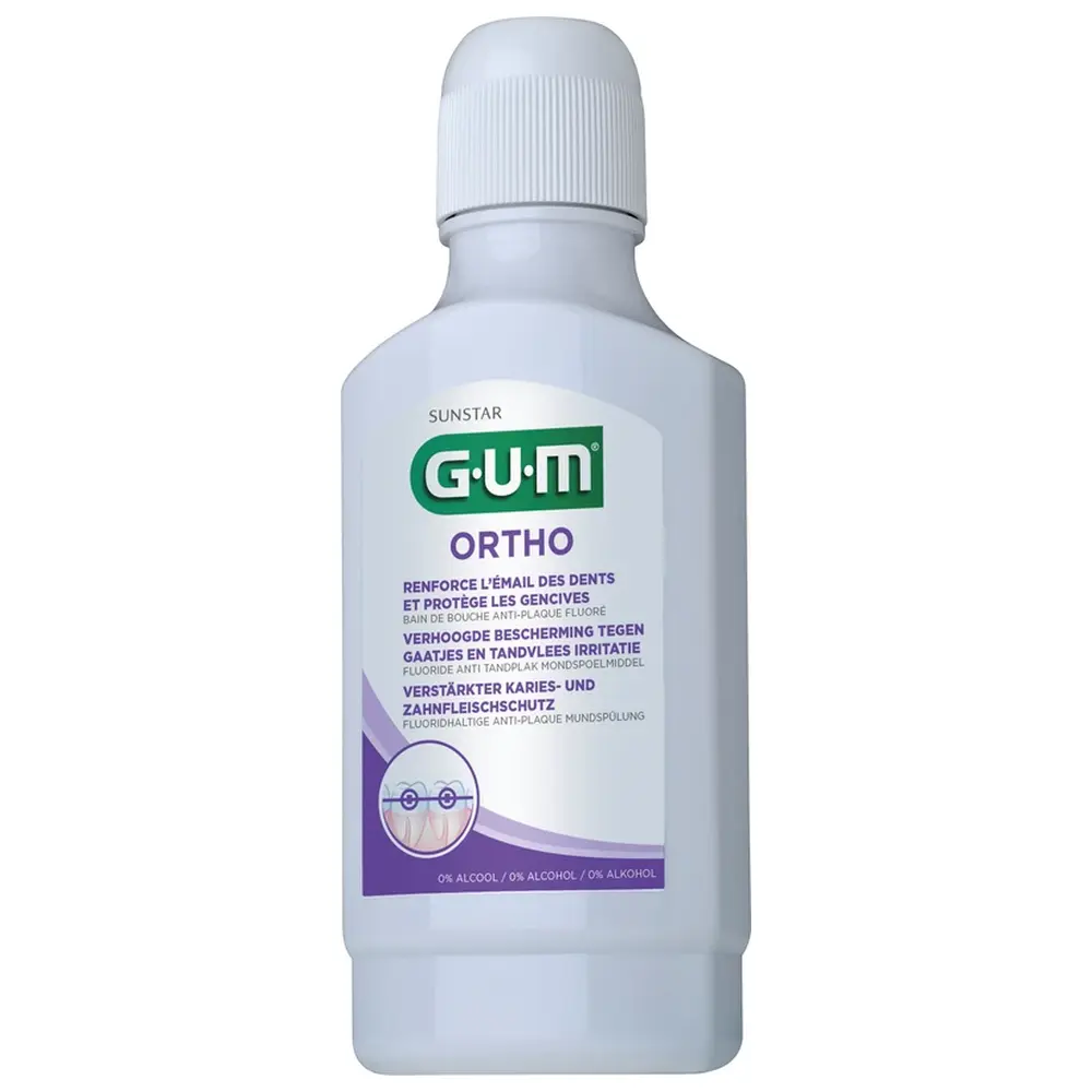 SUNSTAR Deutschland GUM® ORTHO Mundspülung - Flasche 300 ml