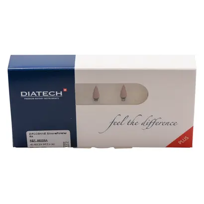COLTENE DIATECH ZIRCOSHINE PLUS - Packung 5 Stück hellbraun, RA, Figur 243 Spitze, 10 mm, ISO 040