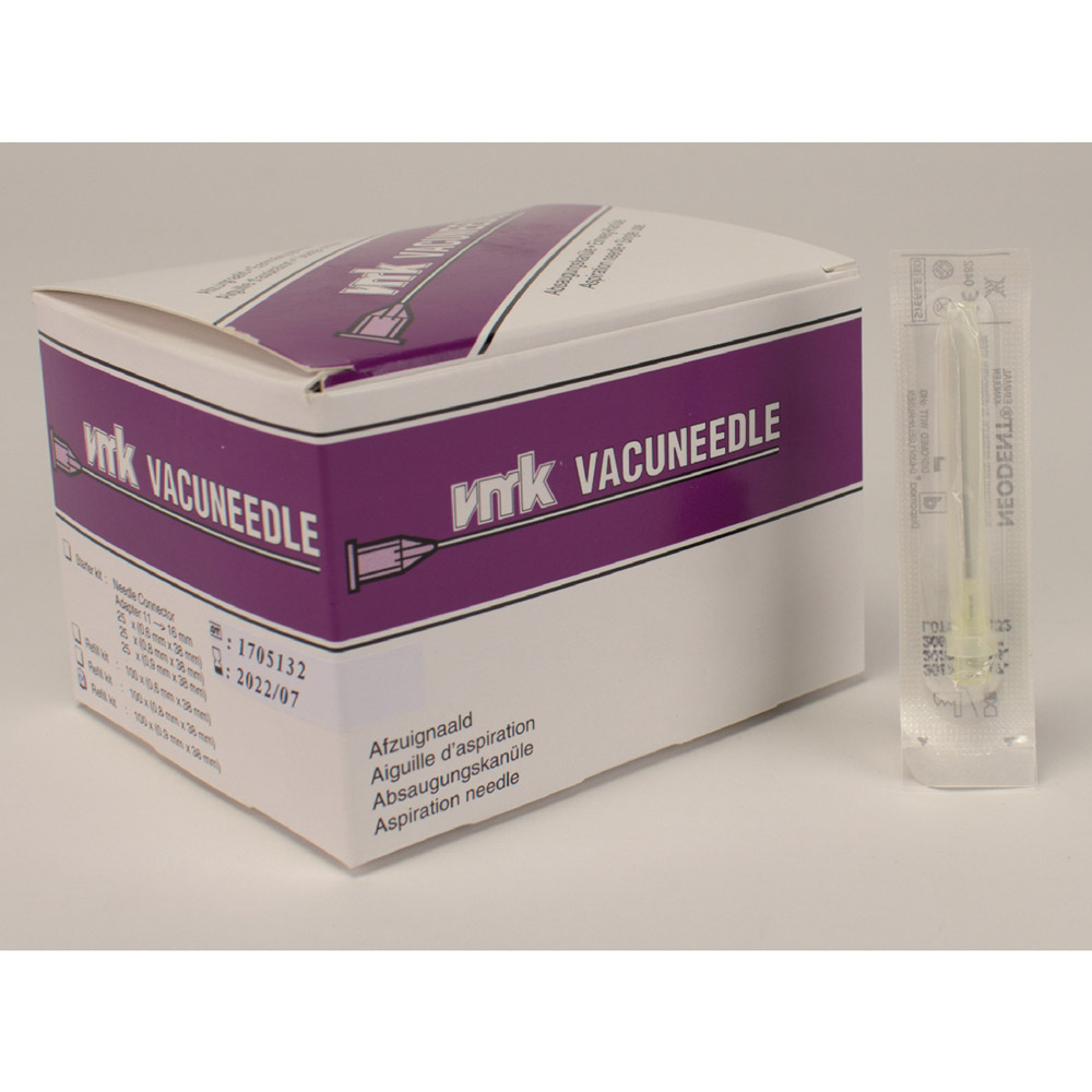 GX87610_Endo_Vacuum_Nadel_09x38_gelb_100St Endo Vacuum Nadel 0,9x38 gelb 100St