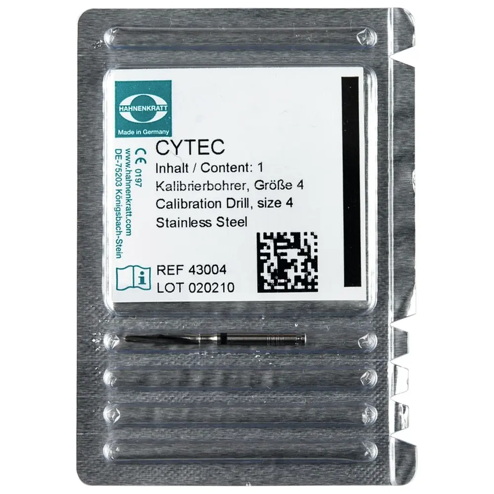 HAHNENKRATT Cytec - Stück Kalibrierbohrer Cytec 2,1 mm, schwarz