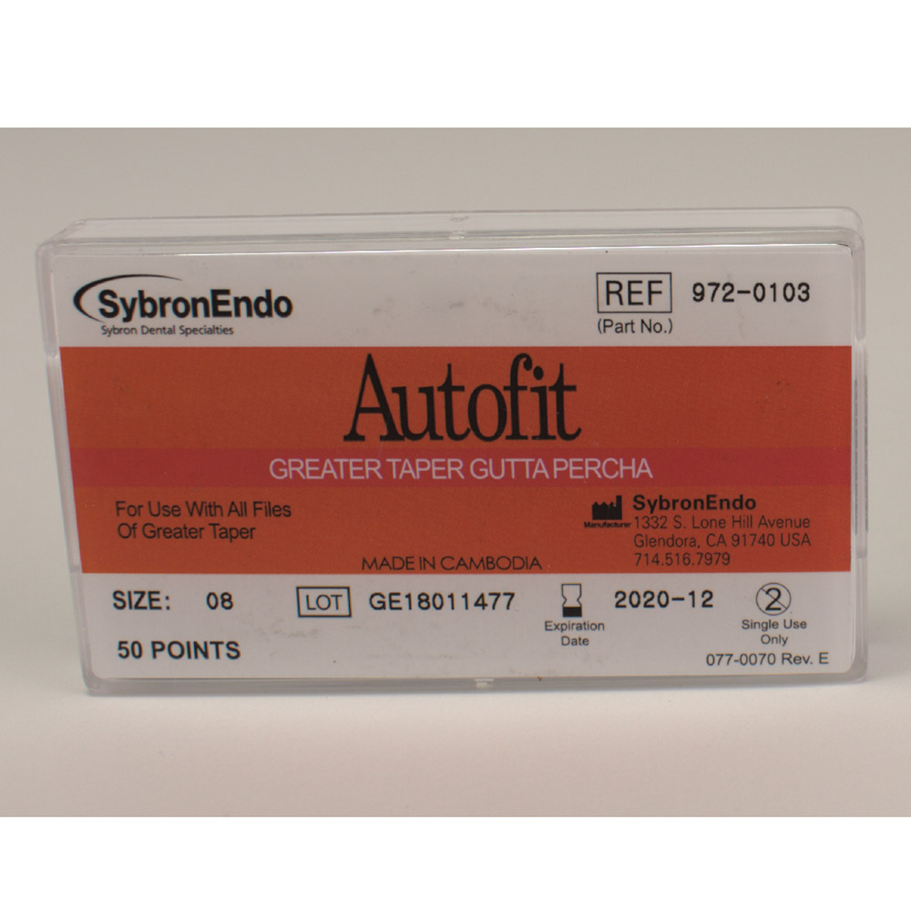 Guttaperchasp. Autofit Gt 08 50St
