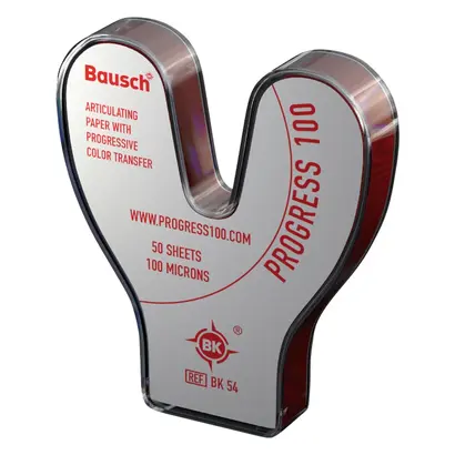 Dr. Jean Bausch GmbH & Co.KG Progress 100my rot Hufeisen m.Spender BK54 Pa