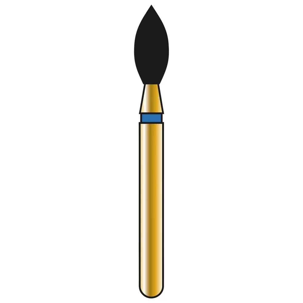 COLTENE DIATECH Diamanten G368 - Packung 50 Stück blau mittel (M), FG, Figur 257 Knospe, 5 mm, ISO 023