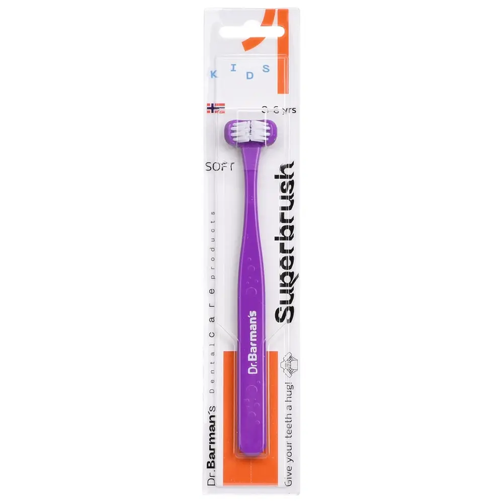 Hentschel-Dental Dr. Barmans Superbrush Dreikopf-Zahnbürste - Stück klein