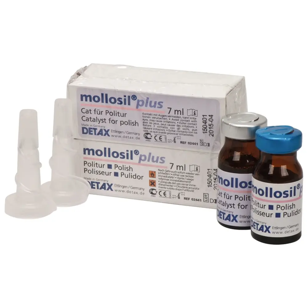 DETAX mollosil® Plus Politur - Packung 2 x 7 ml