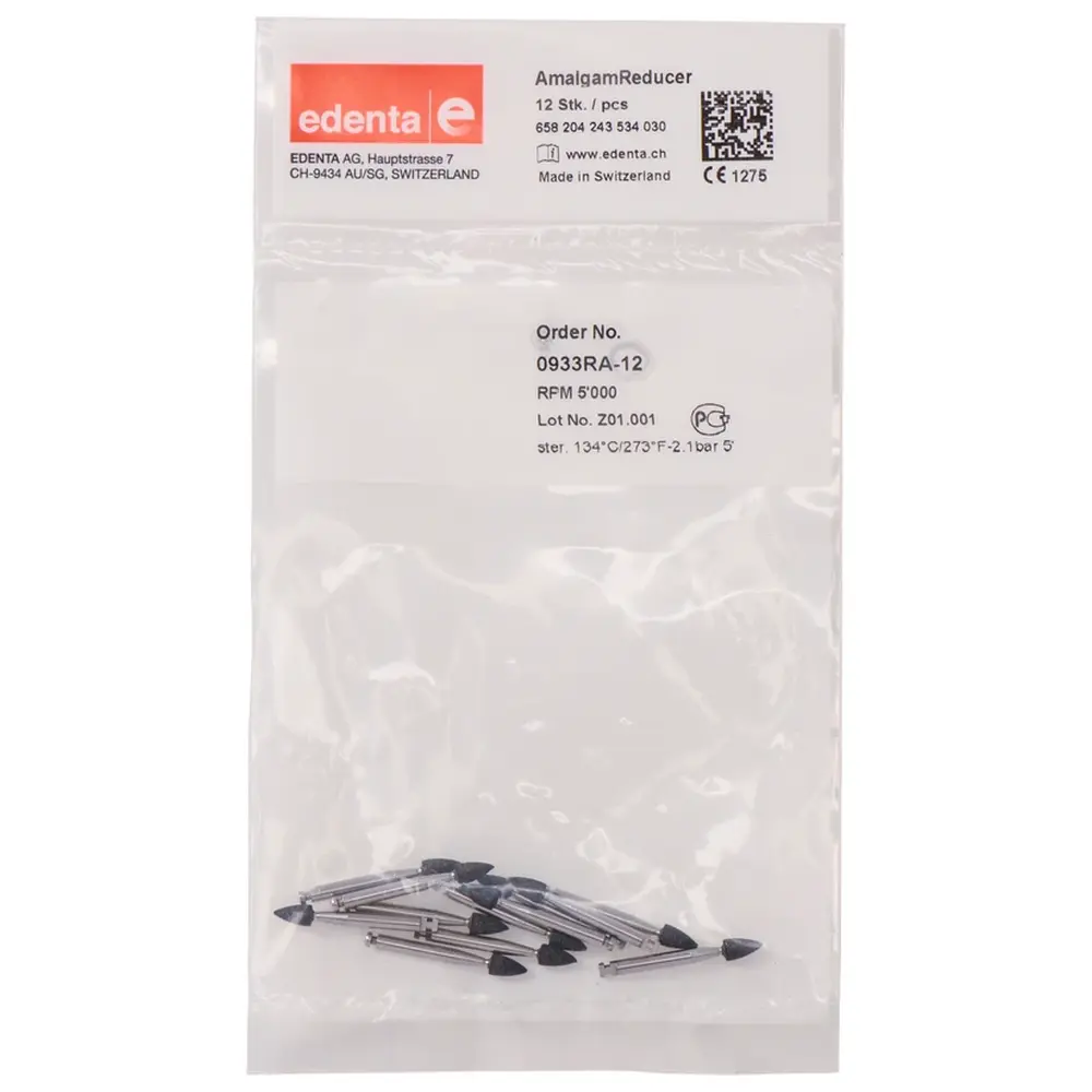 Edenta Amalgam Reducer - Packung 12 Stück RA, Figur 243, 6 mm, ISO 030
