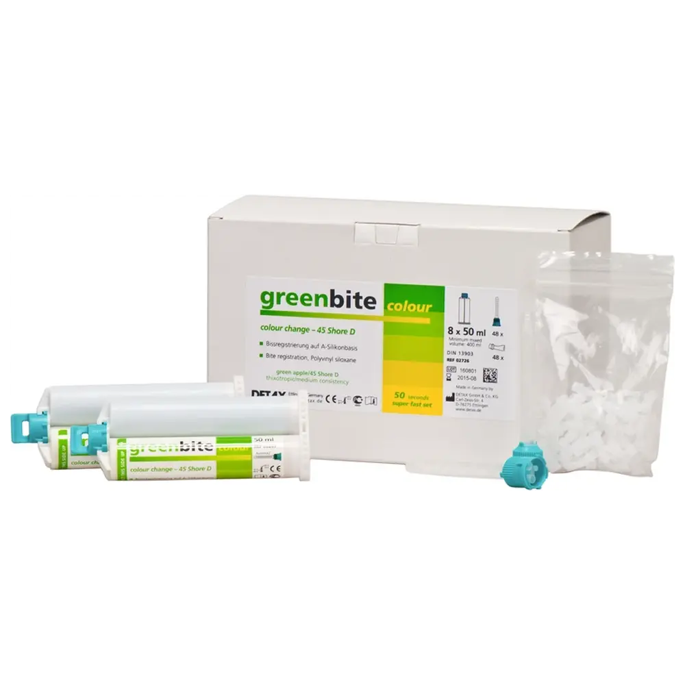 DETAX greenbite colour - Ecopackung 8 x 50 ml Doppelkartusche, Zubehör