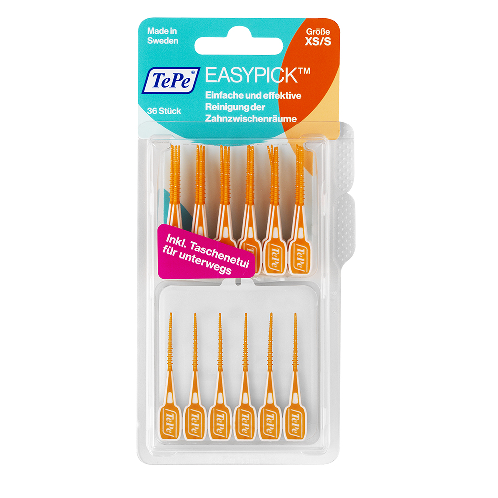 Tepe EasyPick XS/S orange Blister 36St