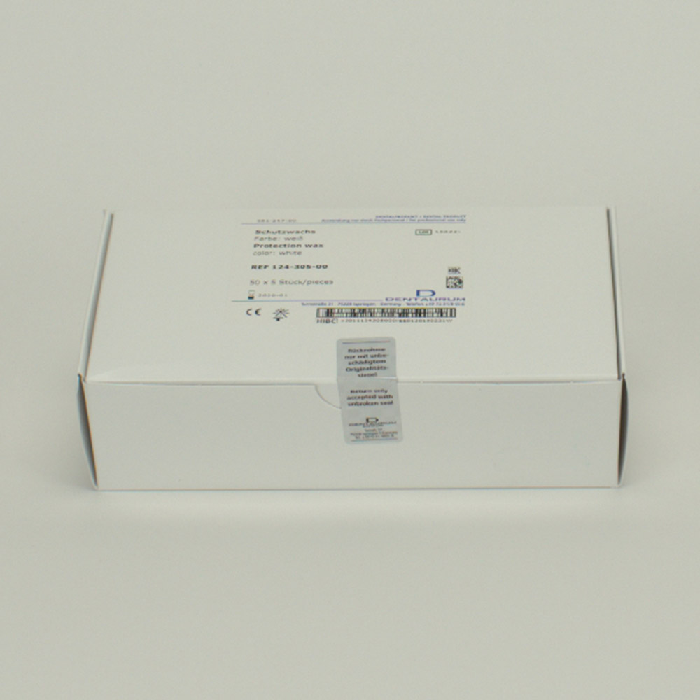 Protektionswachs weiss 50x 5St