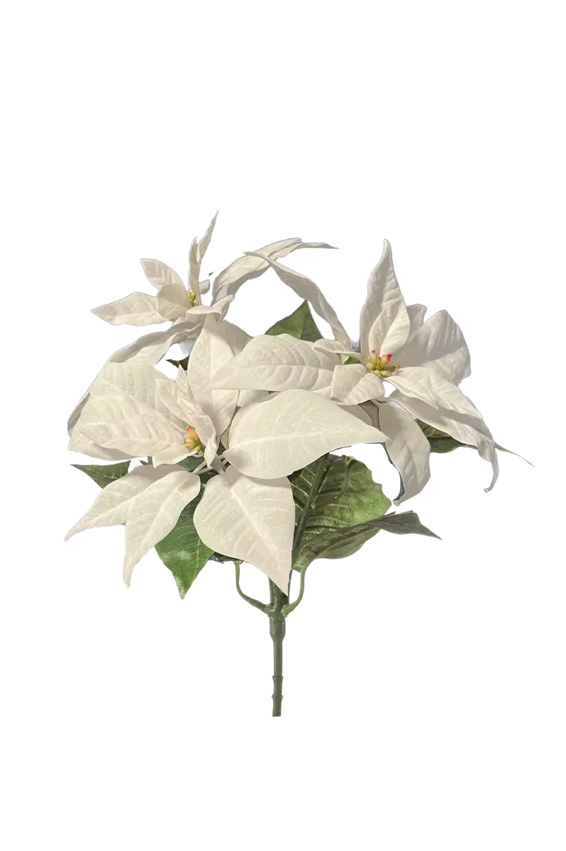 Künstliche Poinsettia - Augustus | 32 cm