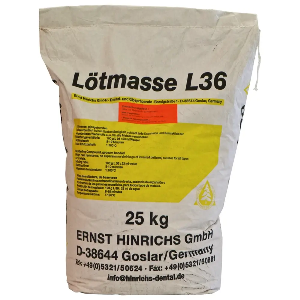 ERNST HINRICHS Lötmasse L 36® braun - Sack 25 kg